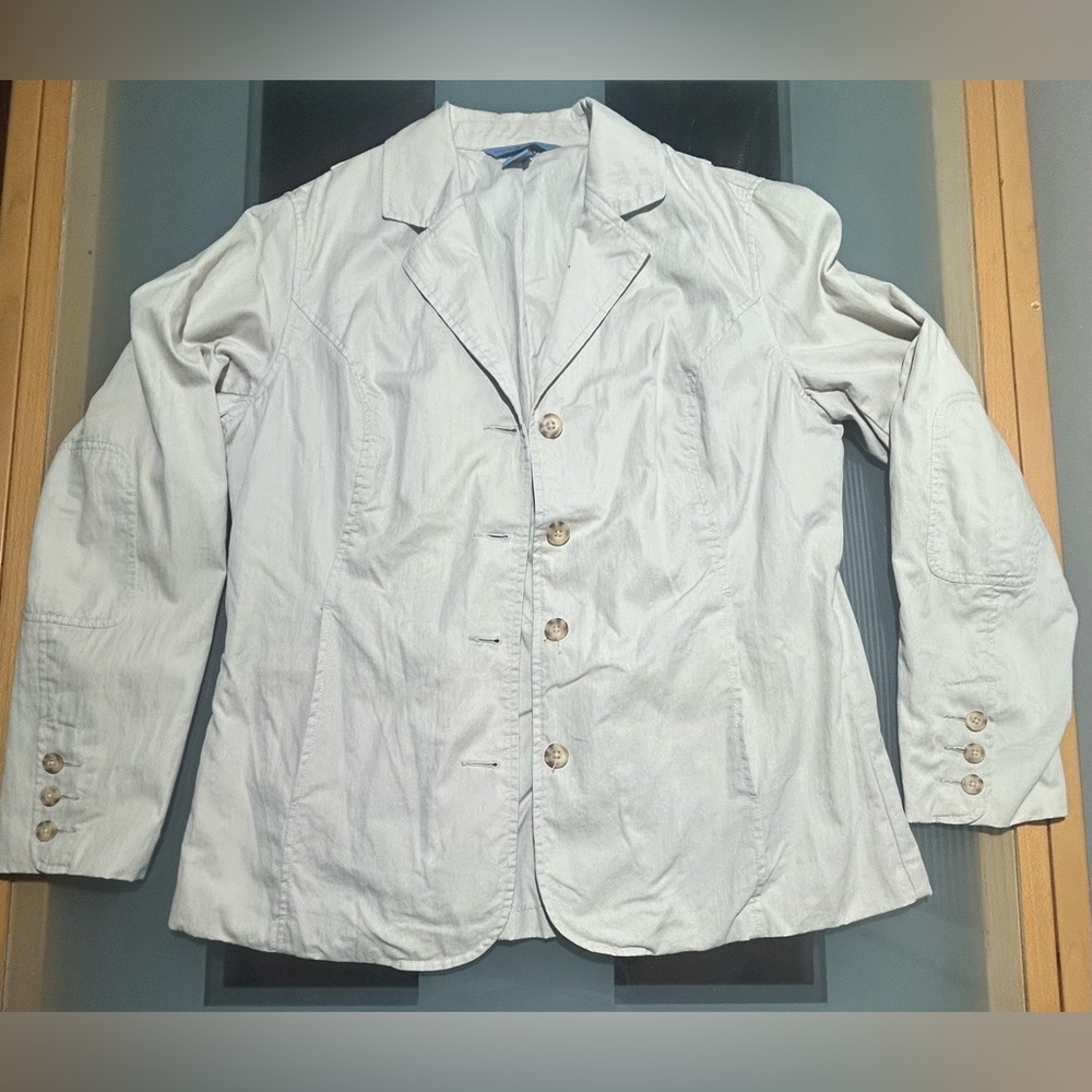 Duluth Trading Co. Women’s Khaki Blazer/Jacket M
